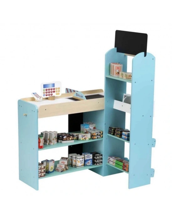 ® Ahşap Süpermarket Oyun Seti