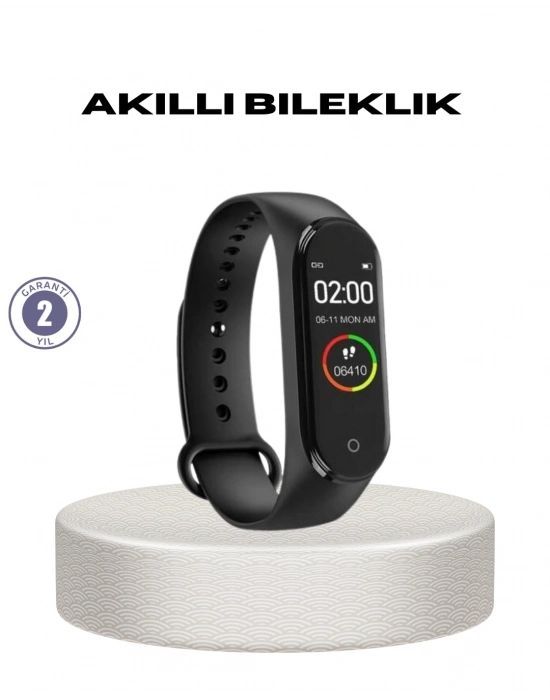 Akıllı Bileklik 0.96 İnç Ekran Kalp Atışlı Kan Basınçlı IP67 Suya Dayanıklı