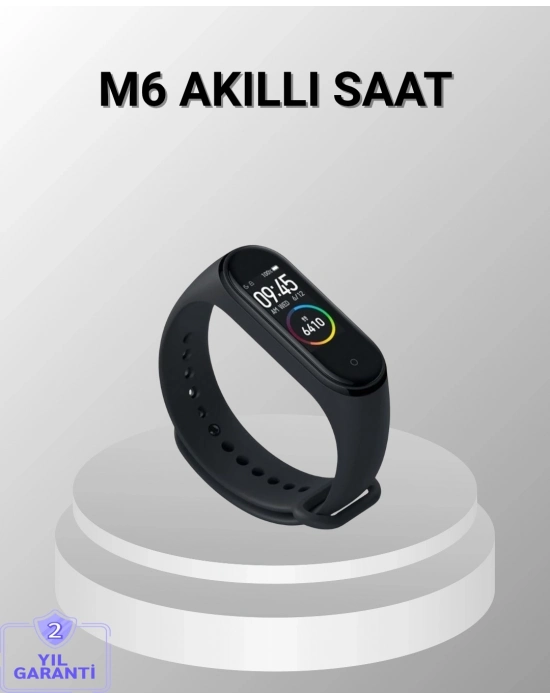 ® Akıllı Bileklik – Adım Sayar, Kalp Atış Ölçer, Uyku Takipli ve Suya Dayanıklı