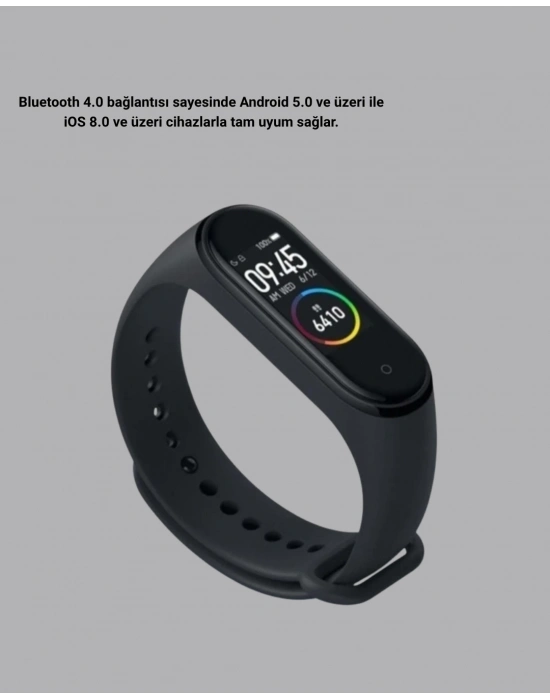 ® Akıllı Bileklik Adım Sayarlı Kalori Takipli Bildirim Uyumlu IP67