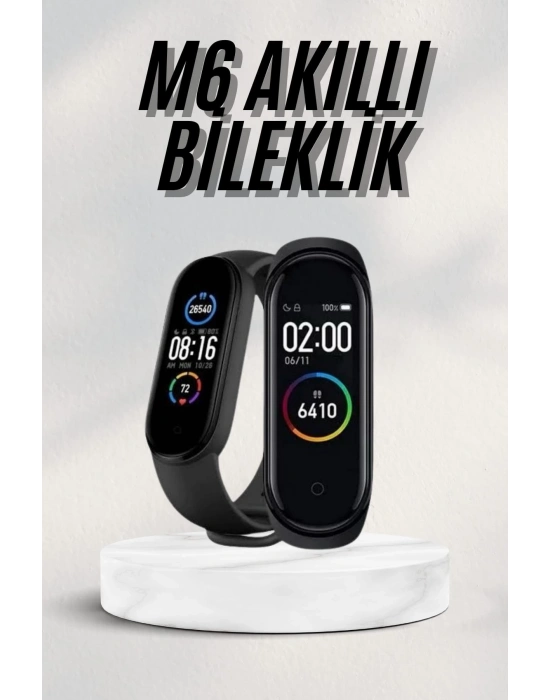® Akıllı Bileklik Android ve İOS Uyumlu Bildirim ve Çağrı Görme Spor Takibi