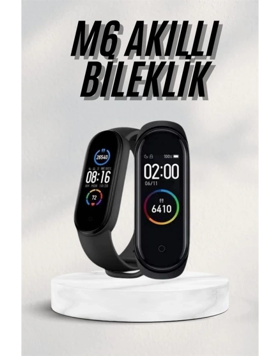 ® Akıllı Bileklik Android ve İOS Uyumlu Bildirim ve Çağrı Görme Spor Takibi