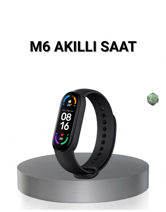 ® Akıllı Bileklik – Kalp Atış, Uyku ve Adım Takibi, IP67 Su Geçirmez