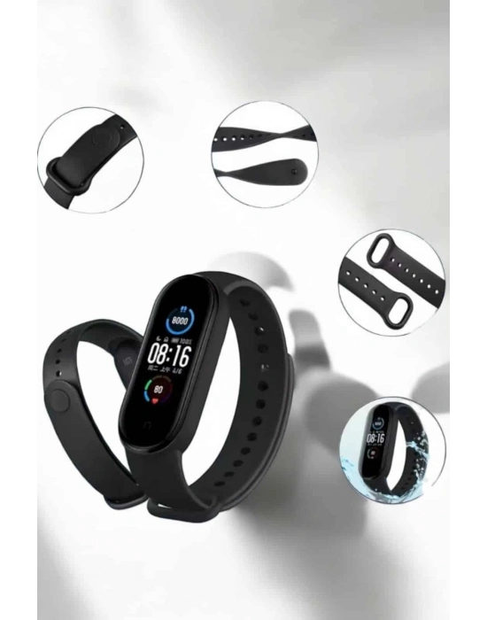 ® Akıllı Bileklik Su Geçirmez Bileklik, Uzun Pil Ömrü ve Hızlı Şarj Özelliği