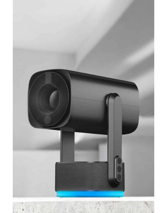 ® Akıllı Projeksiyon Powerbankli Taşınabilir Sinema Projektörü 4k HD Kaliteli