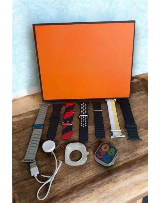 ® Akıllı Saat 7 Farklı Kordonlu Arama Cevaplayan Bildirim GPS Özelliği