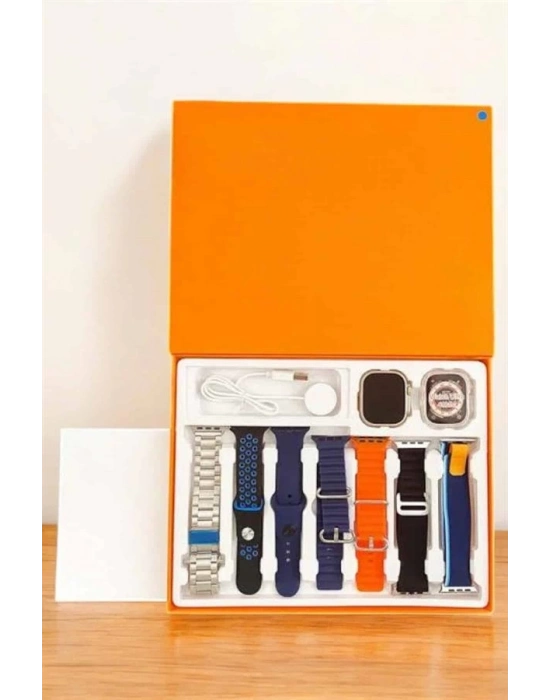 ® Akıllı Saat 7 Farklı Kordonlu Arama Cevaplayan Bildirim GPS Özelliği