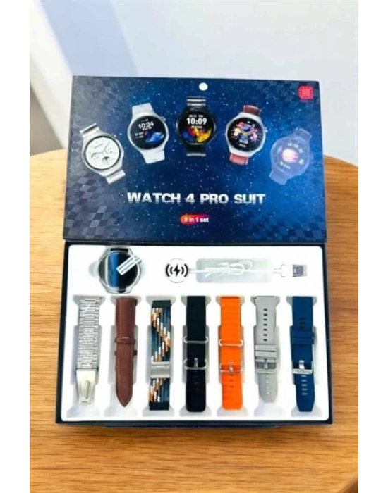 ® Akıllı Saat 7 Kordonlu Yeni Nesil Arama Cevaplayan Çok Fonksiyonlu