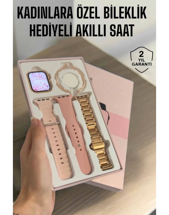 ® Akıllı Saat Adımsayar, Nabız Takibi ve GPS Destekli Kadınlara Özel