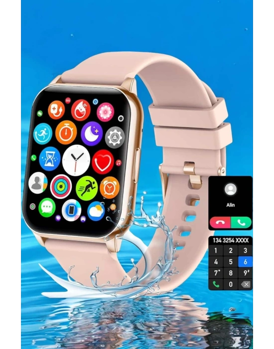 ® Akıllı Saat Amoled Ekran 3 Kordonlu Aksesuar Hediyeli Sesli Görüşme