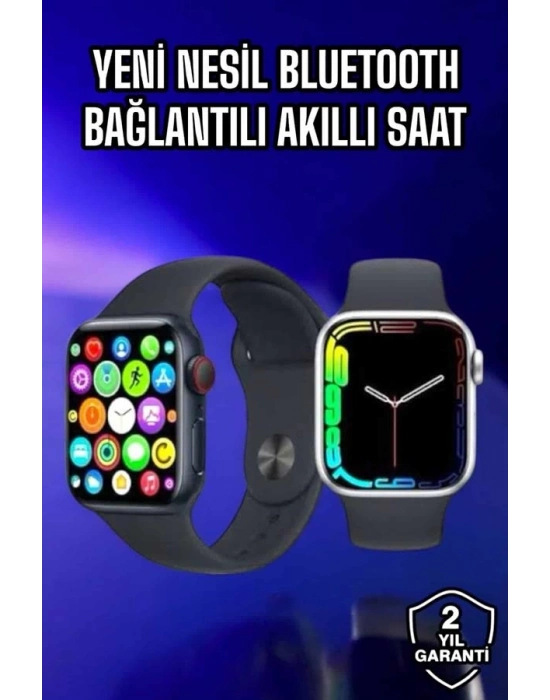 ® Akıllı Saat Amoled Ekran Yeni Nesil Bluetooth Bağlantılı