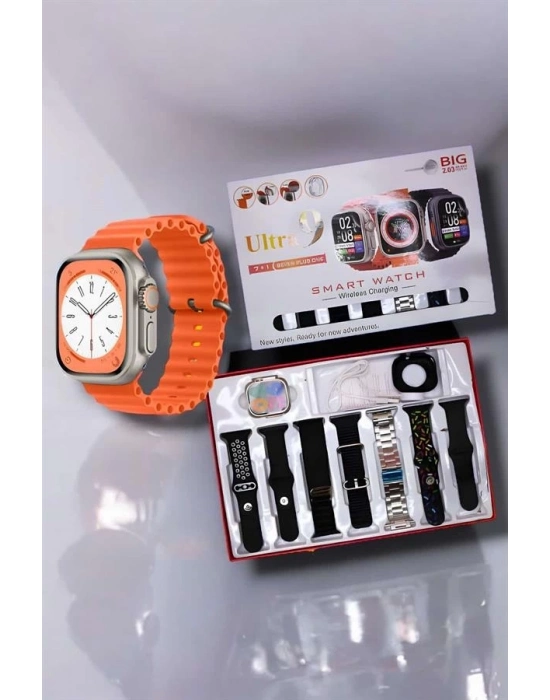 ® Akıllı Saat Android Ve İOS Uyumlu Arama Cevaplayan Dokunmatik Ekran