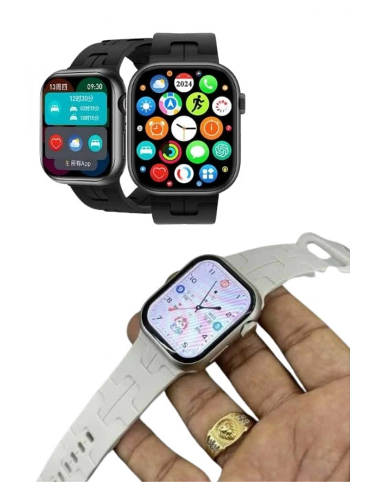 ® Akıllı Saat Android ve İOS Uyumlu Plastik Kordon Yeni Nesil