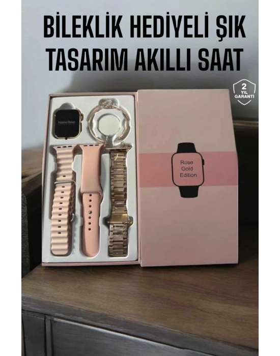 ® Akıllı Saat Bileklik Hediyeli Uzun Pil Ömrü GPS Takibi