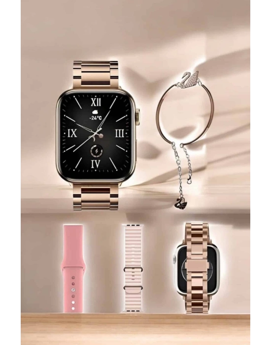 ® Akıllı Saat Bileklik Hediyeli Uzun Pil Ömrü GPS Takibi