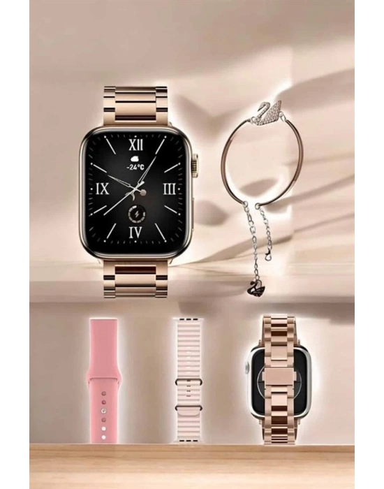 ® Akıllı Saat Bileklik Hediyeli Uzun Pil Ömrü GPS Takibi