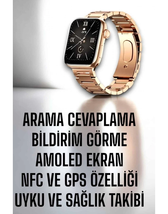 ® Akıllı Saat Bileklik Hediyeli Uzun Pil Ömrü GPS Takibi