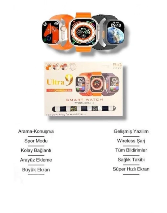 ® Akıllı Saat Bluetooth Araması, Spor Modları ve Sağlık İzleme ile Hayatınızı Kolaylaştıran Akıllı Saat