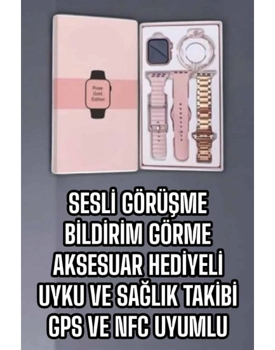 ® Akıllı Saat Bluetooth Bağlantılı Aksesuar Hediyeli GPS Takibi