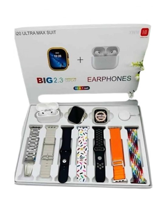 ® Akıllı Saat Bluetooth Kulaklık Adımsayar Sağlık Takibi Çağrı Cevaplama