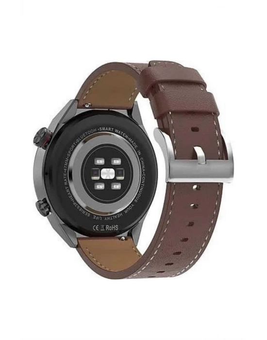 ® Akıllı Saat Çelik Kordon Çağrı Cevaplama Amoled Ekran Titreşimli Uyku ve Sağlık Takibi