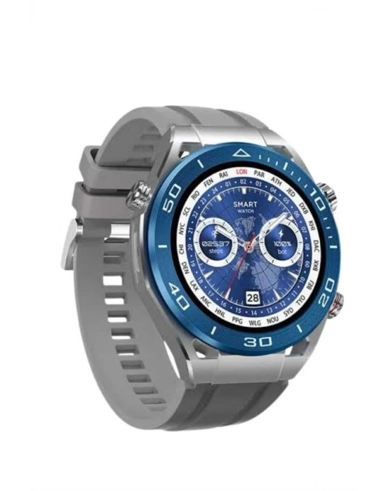 ® Akıllı Saat Çelik Kordonlu Amoled Ekran Android ve İOS Uyumlu Çağrı Cevaplayabilen