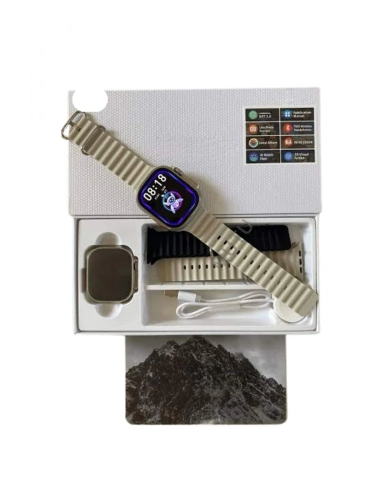 ® Akıllı Saat Çok Fonksiyonlu Unısex Sosyal Medya Girişli Bluetooth Bağlantılı