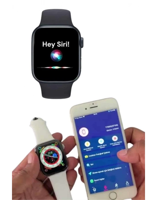 ® Akıllı Saat Çok Fonksiyonlu Uyku Takibi Adımsayar Nabız Ölçer Arama Cevaplayan