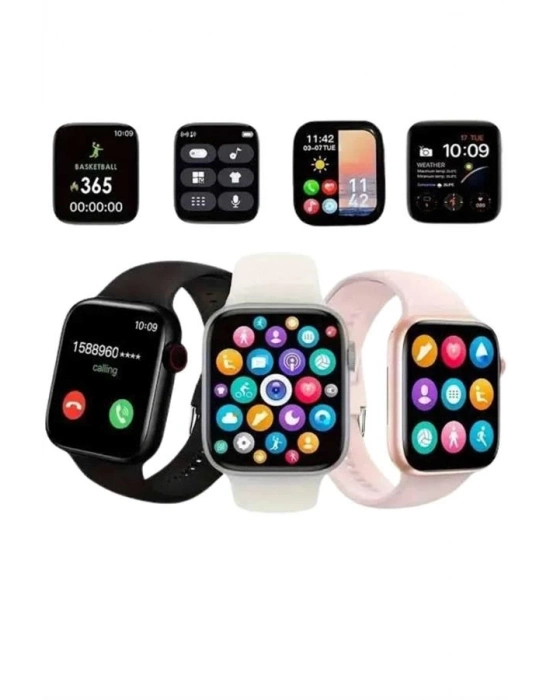 ® Akıllı Saat Çok Fonksiyonlu Uyku Takibi Adımsayar Nabız Ölçer Arama Cevaplayan