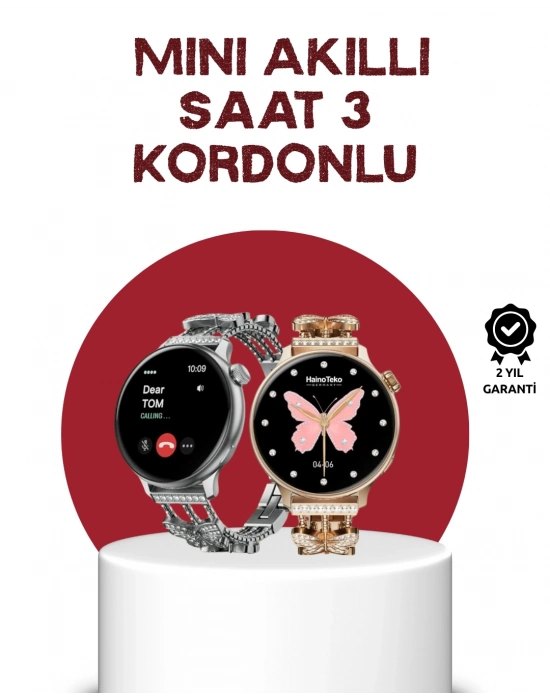 Akıllı Saat – Dokunmatik Ekran, Spor Modu ve Kalp Atış Sensörü