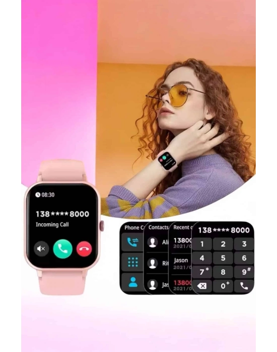 ® Akıllı Saat iOS ve Android ile Uyumlu Şık ve Çok Fonksiyonlu