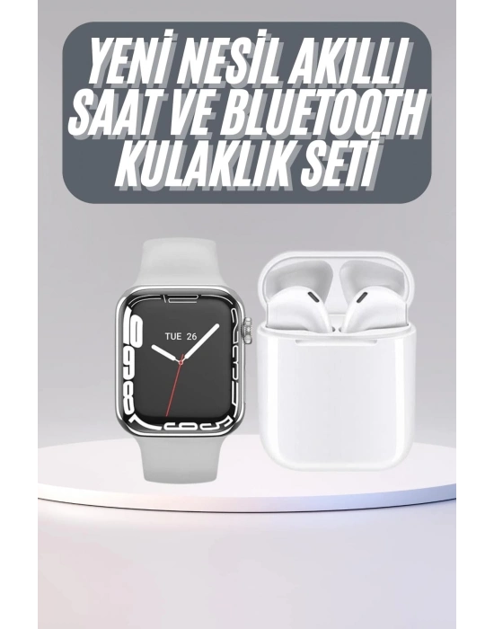 ® Akıllı Saat Kulaklık Hediyeli Uyku ve Sağlık Takibi Yapabilen Uzun Ömürlü