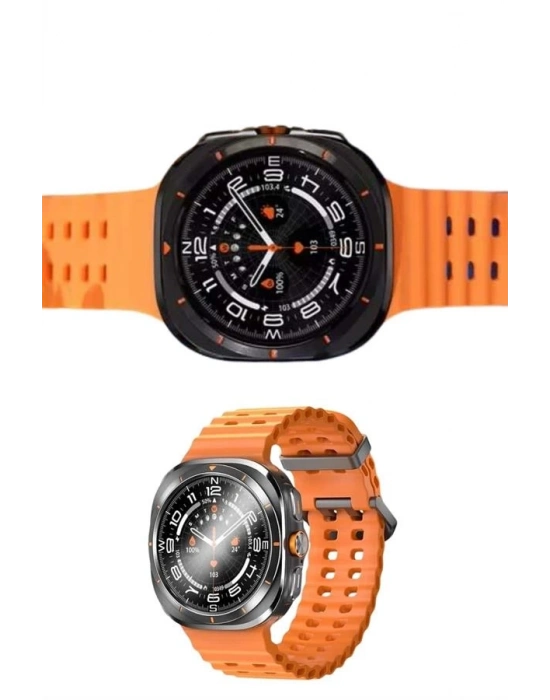 ® Akıllı Saat Müzik Dinleme Nabız Ölçer NFC ve GPS Uyumlu Sesli Asistan