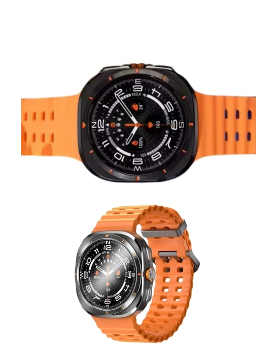 ® Akıllı Saat Müzik Dinleme Nabız Ölçer NFC ve GPS Uyumlu Sesli Asistan