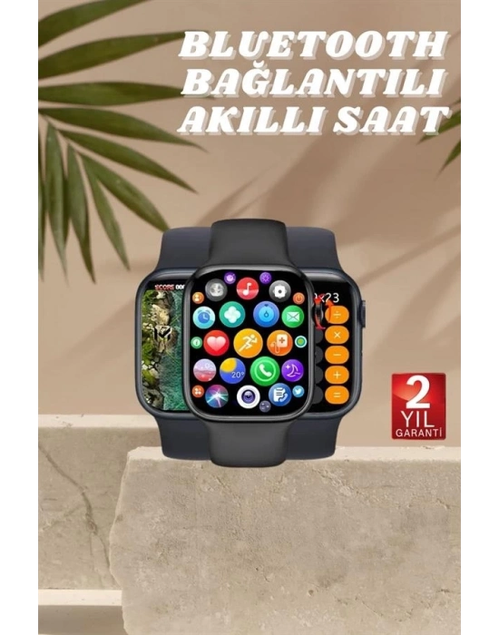 ® Akıllı Saat Nabız Ölçebilen Adımsayar Kalori Hesaplama Tema Değiştirme GPS Uyumlu
