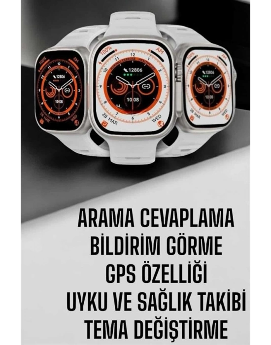 ® Akıllı Saat Nabız Ölçebilen Yeni Nesil GPS ve Adımsayar Özelliği