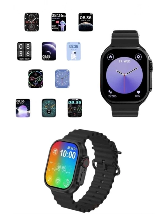 ® Akıllı Saat Sağlık Takibi Kalp Atışı Adımsayar Ultra Yeni Nesil nefes Egzersizi