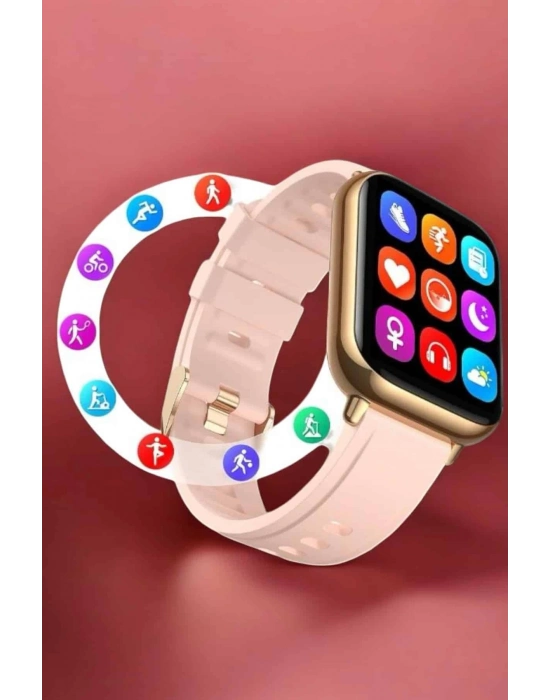 ® Akıllı Saat Sesli Görüşme Bildirim Görme Uyku ve Sağlık Takibi