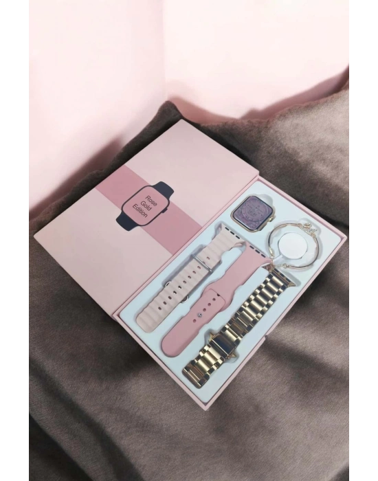 ® Akıllı Saat Sesli Görüşme Bildirim Görme Uyku ve Sağlık Takibi