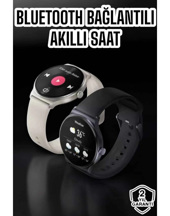 ® Akıllı Saat Sesli Görüşme Bluetooth Bağlantılı 3 Kordonlu