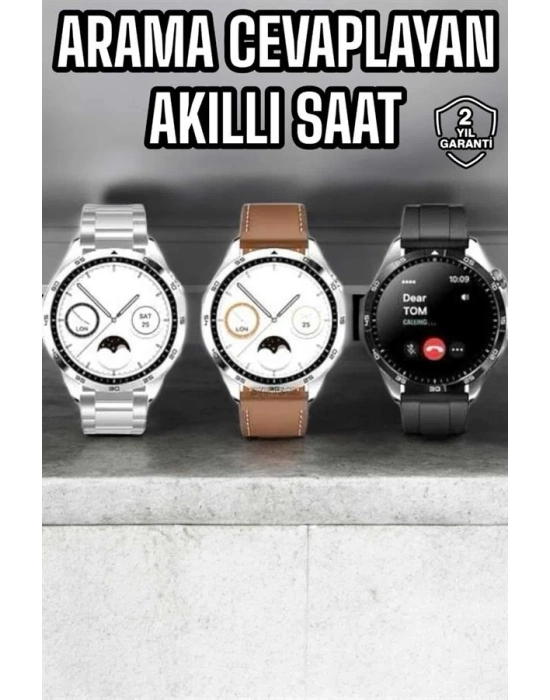 ® Akıllı Saat Titreşimli Amoled Ekran Uyku ve Sağlık Takibi Sesli Görüşme