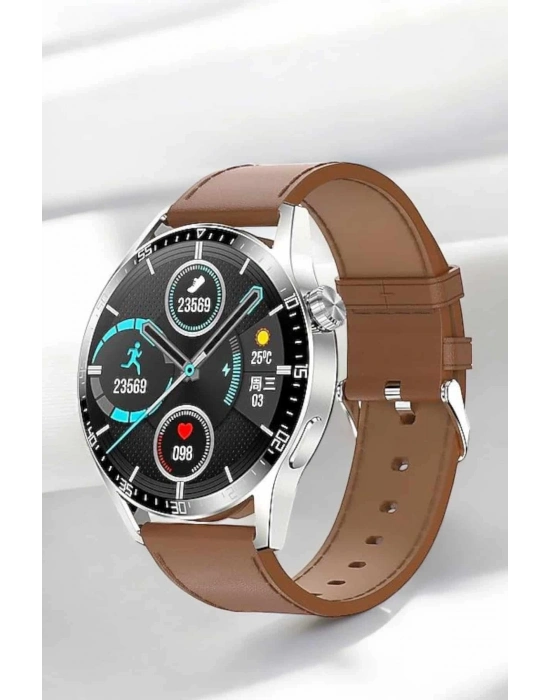 ® Akıllı Saat Titreşimli Pusula Nabız ve Tansiyon Ölçer NFC Uyumlu