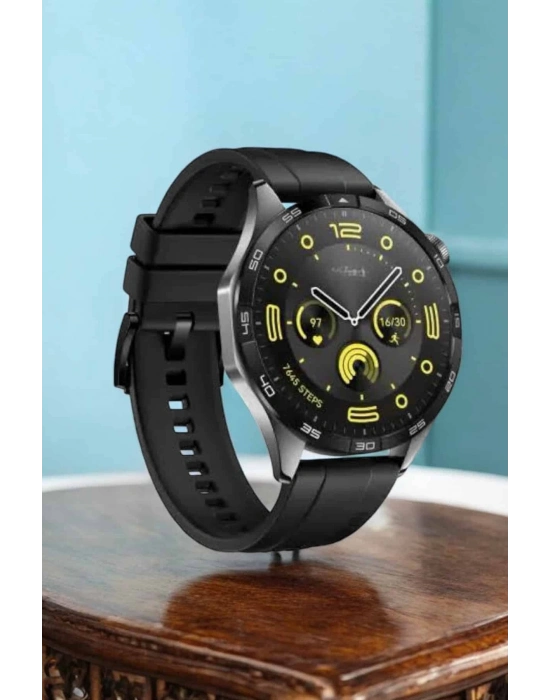 ® Akıllı Saat Titreşimli Pusula Nabız ve Tansiyon Ölçer NFC Uyumlu