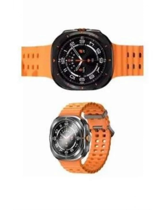 ® Akıllı Saat Unısex Zarif Görünümlü Titanyum Kasa Amoled Ekran Müzik Dinleme