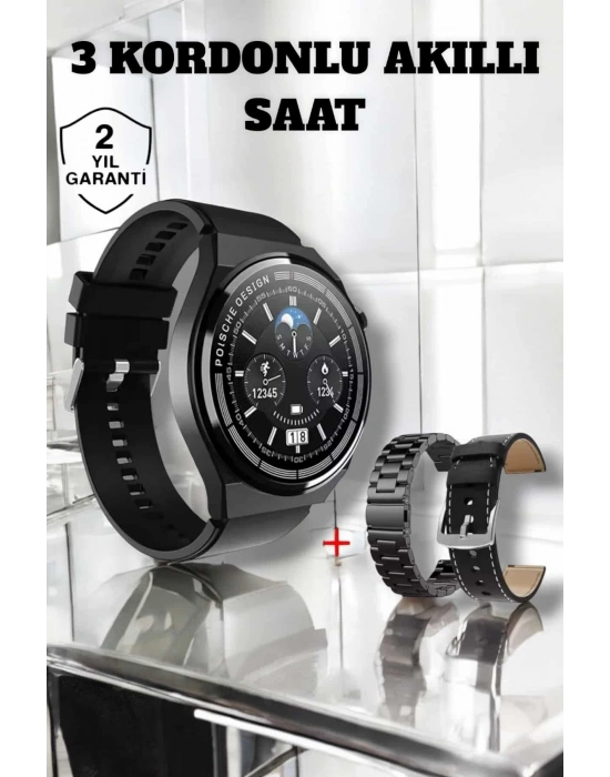 ® Akıllı Saat Uyku Ve Sağlık Takibi Bildirim Görme Arama Cevaplama