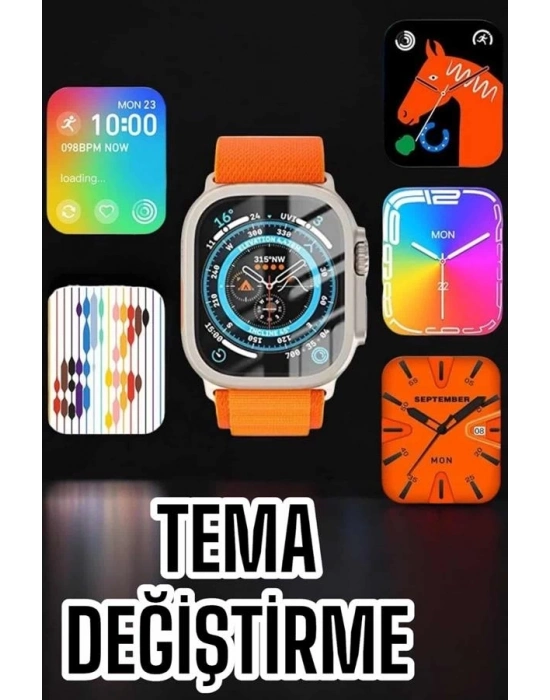 ® Akıllı Saat Uyku ve Spor Takibi Yeni Nesil Bluetooth Bağlantılı Amoled Ekran