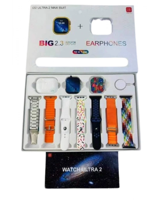 ® Akıllı Saat ve Air Pro Kulaklık 7 Kordonlu Çok Fonksiyonlu İkili Set