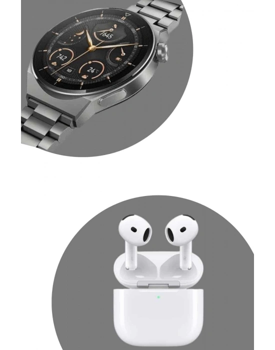 ® Akıllı Saat ve Kulaklık Seti Bildirim Görme Arama Cevaplama ANC Özelliği