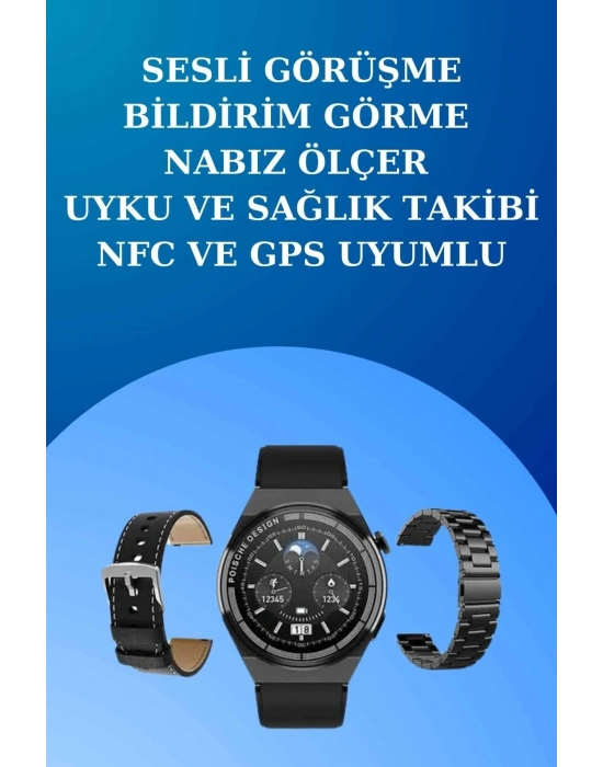 ® Akıllı Saat ve Kulaklık Seti Dokunmatik Ekran 5.0 Bluetooth Bağlantılı Sesli Görüşme