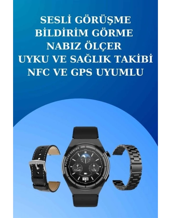 ® Akıllı Saat ve Kulaklık Seti Dokunmatik Ekran 5.0 Bluetooth Bağlantılı Sesli Görüşme